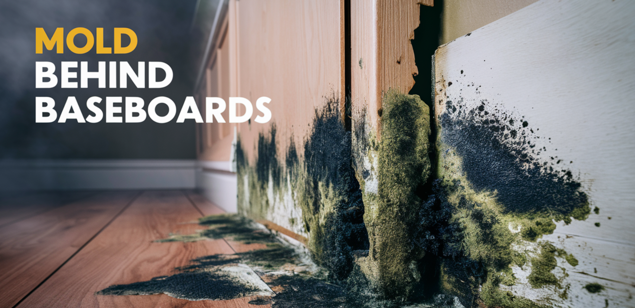 mold behind baseboards