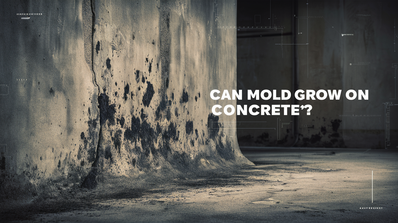 can mold grow on concrete