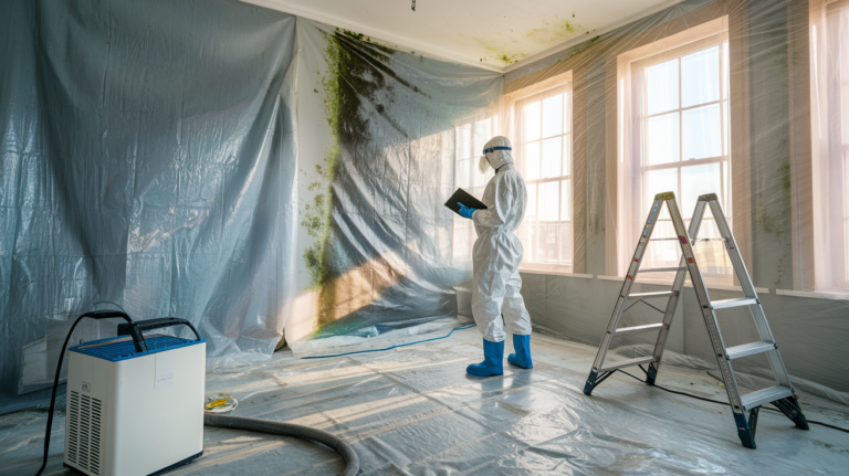 can you stay in home during mold remediation